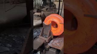 Forging Massive Red-Hot Steel Blocks – Removing Air Bubbles & Perfecting Structure | ASMR