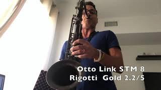 Testing Two Tenor Sax Mouthpieces. Dukoff D8 vs Otto Link 8.