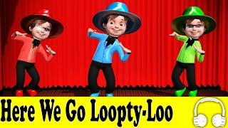 Here We Go Loopty-Loo | Family Sing Along - Muffin Songs