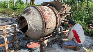 Concrete Mixer Gearbox Restoration // Perfect Restorations Skills You've Never See