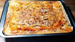 I always cook potatoes with filo pastry! no mess! I add porcini mushrooms and in the oven!