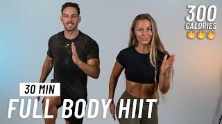 30 MIN FULL BODY HIIT WORKOUT - NO JUMPING - No Equipment, No Repeats