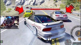 Assetto Corsa GoPro - 900° Jump Drifting Through TRAFFIC On Huge LA Canyon!