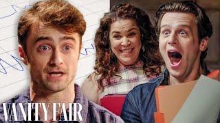 Daniel Radcliffe, Jonathan Groff & Lindsay Mendez Take Lie Detector Tests | Vanity Fair