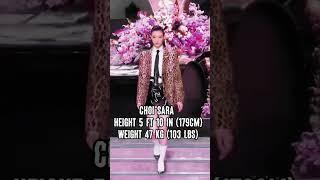 supermodels height and weight.Irina,barbara,sara,taylor,gigi,bella,wen,kendall #edit #shorts #model