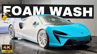 McLaren Artura Foam Wash - Exterior Auto Detailing (Satisfying ASMR)