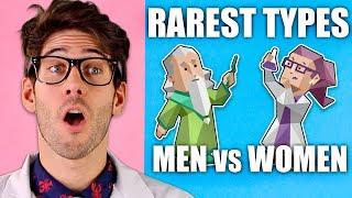 What Are the Rarest 16 Personalities Types in Men vs Women?