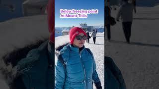 Mount Titlis, Cliff walk through suspension bridge, Switzerland