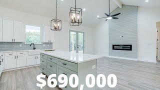 INSIDE A LUXURY NEW BUILD FOR SALE IN SPRING BRANCH, TX: 4 BED | 3.5 BATH | 2400 SQFT #luxury #house