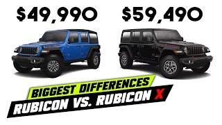 2024 Jeep Wrangler Rubicon vs. Rubicon X