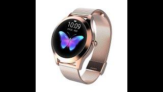 Ladies Galaxy rose gold smart watch