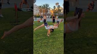 Counterbalance planche  with @Melspirations #counterbalance #acro #acroyoga #fitnesschallenge