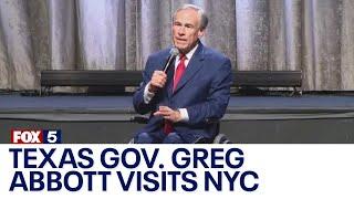Texas Gov. Greg Abbott visits NYC