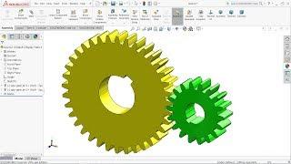 Solidworks tutorial | Design of Spur gear with Solidworks toolbox