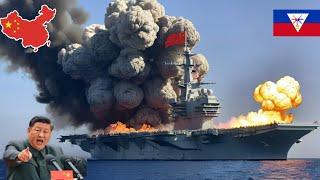 Happening in the China Sea! US-Philippines Successfully Blow Up Chinese Aircraft Carrier