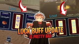 Does The LUCK BUFF Update In Jujutsu Infinite ACTUALLY Work?