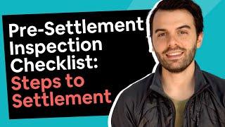 Pre Settlement Inspection Checklist [Home Buying Steps to Settlement]