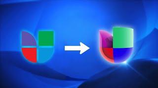 Old Univision morphs into their current logo in 2013