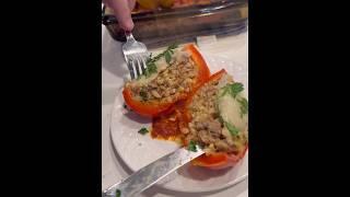 Italian Stuffed Peppers! #easyrecipe #italianfood #foodie