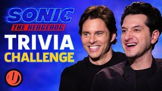 James Marsden and Ben Schwartz Take Our Sonic The Hedgehog Trivia Challenge