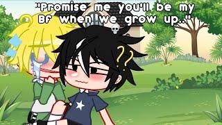 “Promise me when we grow up you’ll be my bf!”  || Kid Naru and Sasu au || Sasunaru! || short!