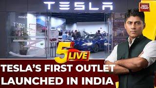 Tesla's First Indian Showroom: Exclusive Look At Mumbai's Bandra-Kurla Complex Outlet