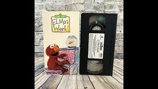 Elmo's World (2000 VHS) (Sesame Workshop Print)