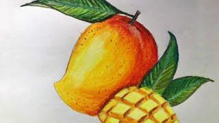 How to draw Mango | Learn Drawing For Kids | Simple Techie Artist