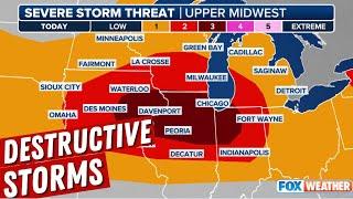 Chicago Among Millions Facing Renewed Risk Of Severe Weather Monday