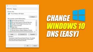 How to Change DNS in Windows 10 | FASTER loading of webpages!