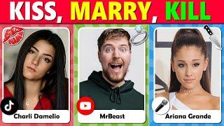 Kiss, Marry, Kill | TikTok vs YouTuber vs Singers