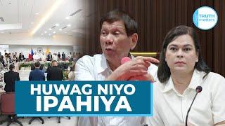 MATINDING BANTA NI FPRRD! HUWAG NIYO IPAHIYA ANG MGA ANAK KO!