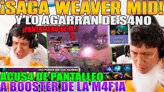 SACA WEAVER MID Y LO AGARRAN DE S4NO!! MACARIUS ACUS4 DE PANTALLERO A BOOSTER DE LA M4F1A DOTA 2