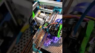 open source mod0 3D printing with wireless extruder (CAN + power transmitted via copper rails)