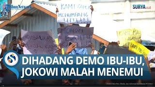 Jokowi Pilih Turun dari Mobil dan Berdialog dengan Demonstran Terkait Sekolah di Sentani