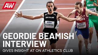 Geordie Beamish opens up about his training at On Athletics Club and the impact of Dathan Ritzenhein