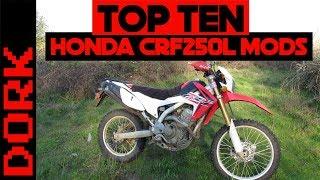 Top 10 Honda CRF 250L Mods: Tires, Handguards, Rim Locks, Skid Plate, Mirrors, Shift Lever, and More