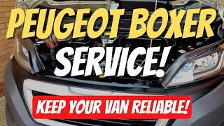 PEUGEOT BOXER ENGINE SERVICE (RELAY, DUCATO) OIL CHANGE, INC FUEL, OIL AND AIR FILTER REPLACEMENT