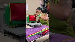 Sewing a backpack on the Singer 4423 Heavy Duty Sewing Machine #sewing #shorts