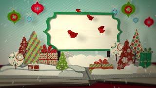 Animated Christmas Card Template - Christmas Pop-up Book