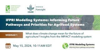 What does climate change mean for the future of agriculture? Insights of the IMPACT modeling system