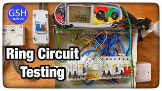 How to Test a Ring Final Circuit - Ring Main or Socket Circuit - Ring Continuity & Polarity Tests