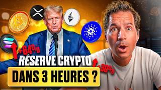  URGENT - Une nouvelle annonce "Crypto" de Donald Trump dès ce Soir?