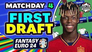 EURO FANTASY MD4 FIRST DRAFT | Euro 2024 Fantasy Football