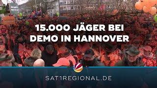 15.000 Jäger demonstrieren gegen geplante Gesetzesänderung