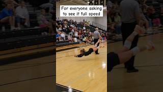 Here it is at normal speed. #dmoon #volleyball #libero