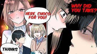 [Manga Dub] My "Fake Girlfriend" Suddenly Became Yandere After I Receive Choco From A Girl [RomCom]