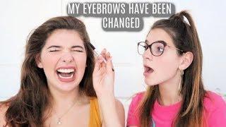 Annie Rose does my EYEBROWS | first time