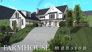 Giant Farmhouse Mega Mansion Bloxburg Speedbuild