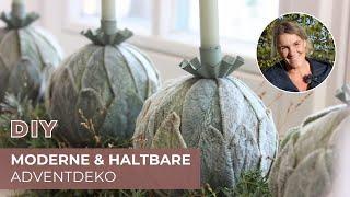 DIY - ADVENTDEKO - HALTBAR und MODERN